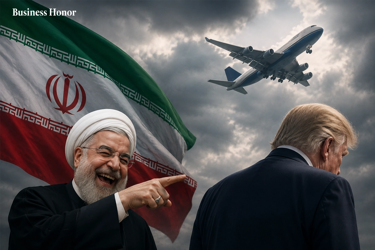 Iran Mocks US President US President Donald Trump After Secret Plane Switch Amid Rising Military Tensions 